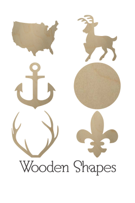 Wooden Shapes by BCrafty