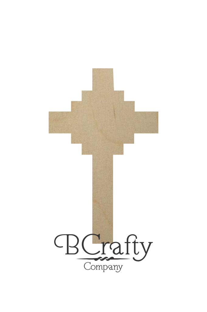 Unfinished Wooden Cross Cutouts Style 2 BCrafty Company