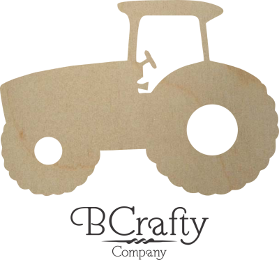 Wooden Tractor Cutout