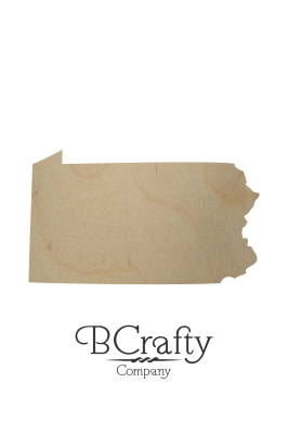 Wooden Pennsylvania Sign Cutout