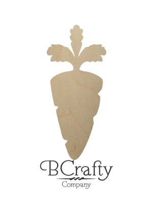 Wooden Carrot Cutout