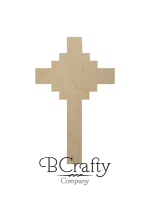 Unfinished Wooden Cross Cutouts - Style 2