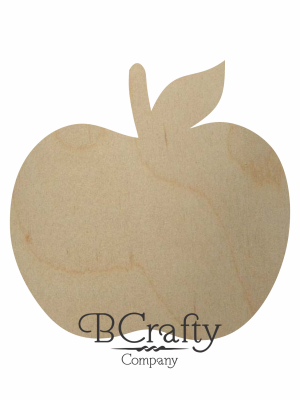 Wooden Apple Cutout