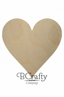 Wooden Heart Shape