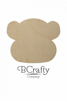 Wooden Monkey Face Cutout